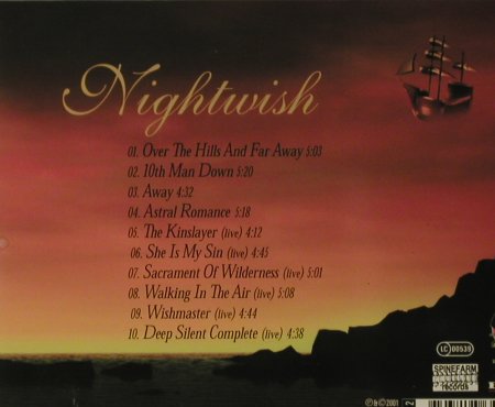 Nightwish: Over The Hills And Far Away, Drakkar(017), D, 2001 - CD - 97823 - 10,00 Euro