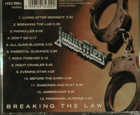 Judas Priest: Breaking The Law, Columbia(493430 9), EU, 2001 - CD - 98552 - 7,50 Euro