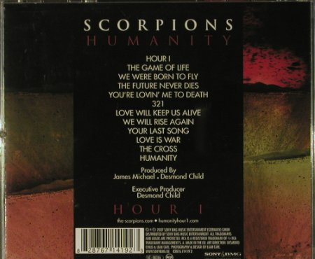 Scorpions: Humanity - Hour I, RCA(), EU, 2007 - CD - 98749 - 10,00 Euro