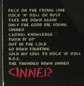 Evans,Dave: Sinner, Digi (AC/DC), FS-New, Cultural Minority(CM 003), EU, 2004 - CD - 98876 - 10,00 Euro
