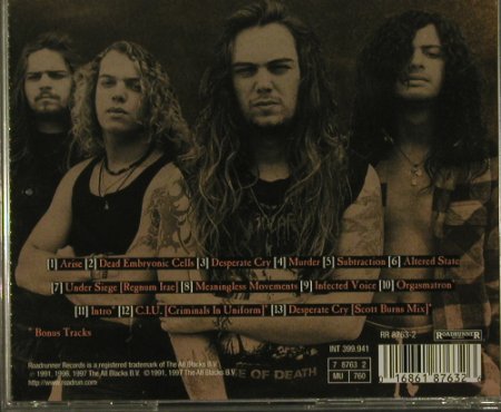 Sepultura: Arise(91), Roadrunner(RR 8763-2), NL, 1997 - CD - 99220 - 10,00 Euro
