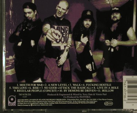 Pantera: Vulgar Display Of Power, Atlantic(), D, 1992 - CD - 99222 - 7,50 Euro