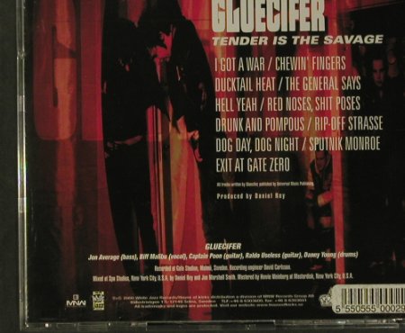 Gluecifer: Tender Is The Savage, WhiteJazz(JAZZ 029 CD), UK, 2000 - CD - 99223 - 10,00 Euro