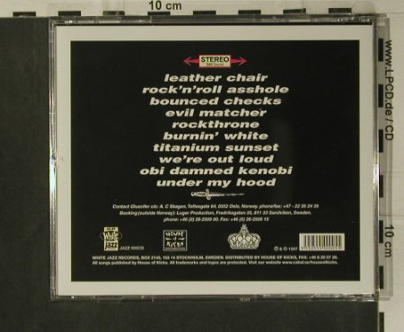 Gluecifer: Ridin'The Tiger, WhiteJazz (JAZZ 005CD), UK, 1997 Typ: CD Best.-Nr.: 99233 Preis: 10,00 Euro