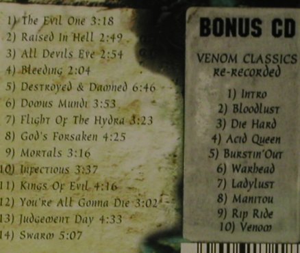 Venom: Cast In Stone, Holocover, Steamhammer(088-18812 DCD), D, 1997 - 2CD - 99248 - 11,50 Euro