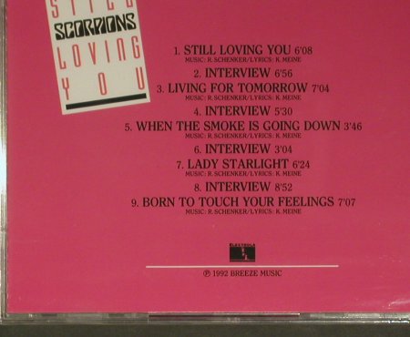 Scorpions: Talk About..., 9 Tr. Promo, FS-New, Breeze(CDP 519 159), D, 1992 - CD5inch - 99360 - 20,00 Euro