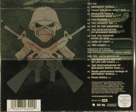 Iron Maiden: A Matter of Life and Death+BonusDVD, EMI (0946 372324 2 2), EU, 2006 Typ: CD/DVD Best.-Nr.: 99385 Preis: 12,50 Euro