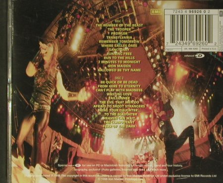 Iron Maiden: A Real Live Dead One, EMI (4 96926 0), EU, 1998 Typ: 2CD Best.-Nr.: 99394 Preis: 12,50 Euro