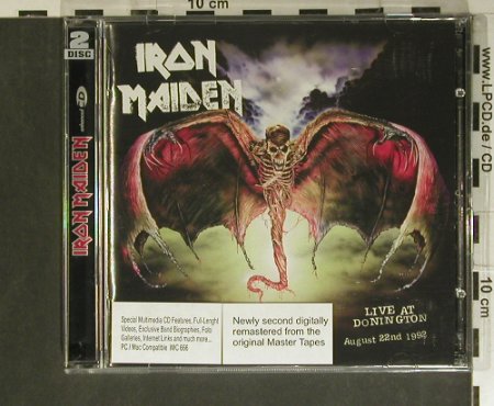 Iron Maiden: Live At Donington 1992, EMI(7243 496929 09), UK, 1998 - 2CD - 99395 - 12,50 Euro