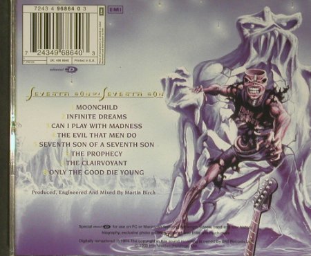 Iron Maiden: Seventh Son Of A Sevens Son, EMI(96864 0), EU, 1998 - CD - 99397 - 10,00 Euro
