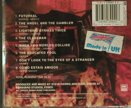 Iron Maiden: Virtual, XI-LimEd. Holo, EMI(), EU, 1998 - CDgx - 99406 - 14,00 Euro