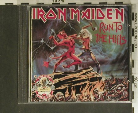 Iron Maiden: Run To The Hills'82, 5 Tr.EP, EMI (CDIRN 4), UK, 1990 Typ: CD Best.-Nr.: 99413 Preis: 12,50 Euro