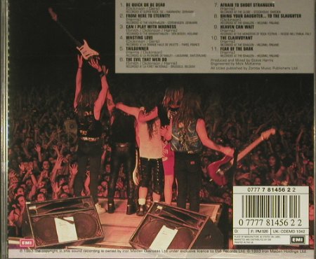 Iron Maiden: A Real Live One, EMI, UK, 1993 Typ: CD Best.-Nr.: 99417 Preis: 10,00 Euro