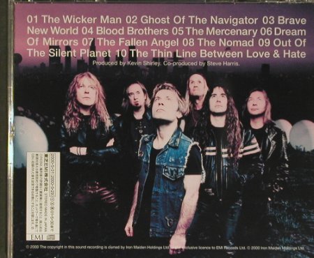 Iron Maiden: Brave New World, EMI (TOCP-65418), J, 2000 Typ: CD Best.-Nr.: 99418 Preis: 12,50 Euro