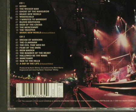 Iron Maiden: Rock In Rio, EMI (5 38643 0), EU, 2002 Typ: 2CD Best.-Nr.: 99422 Preis: 12,50 Euro