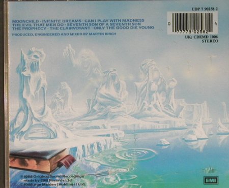 Iron Maiden: Seventh Son Of A Sevens Son, EMI (CDP 7 90258 2), EU, 1988 Typ: CD Best.-Nr.: 99436 Preis: 10,00 Euro