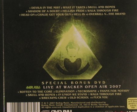 Overkill: Immortalis, Digi,sp.Edition, FS-New, Bodog(0180364BDM), D, 2007 - CD/DVD - 99492 - 12,50 Euro