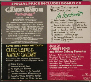 Galway,James & Friends: Chieftains,Cleo Laine,H.Manchini, RCA (RD 60114), D,Box Set, 1989 Typ: 4CD Best.-Nr.: 80307 Preis: 30,00 Euro
