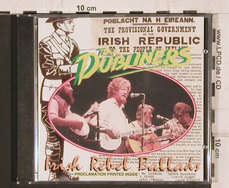 Dubliners: Irish Rebel Ballads, Derry Records(CDBL 523), UK,  - CD - 81976 - 12,50 Euro