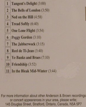 Anderson & Brown: Crimson, FS-New, A&B(102 CD), CDN, 1991 - CD - 82055 - 12,50 Euro