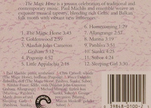 Machlis,Paul: The Magic Horse, Invincible(), , 1992 - CD - 83856 - 7,50 Euro
