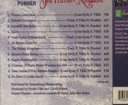 Punder,Neeme: The Flutish Kingdom, Erdenklang(60932), D, 1996 - CD - 84097 - 7,50 Euro