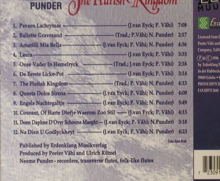 Punder,Neeme: The Flutish Kingdom, Erdenklang (60932), D, 1996 Typ: CD Best.-Nr.: 84097 Preis: 7,50 Euro