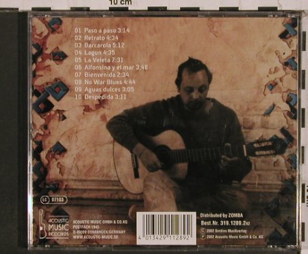Everts,Alain: Paso a Paso, Acoustic Music, D, 2002 Typ: CD Best.-Nr.: 84327 Preis: 6,00 Euro