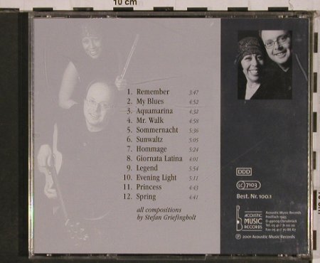 Griefingholt & Ruiba: Acoustic Colours, Acoustic Music (100.1), D, 2001 Typ: CD Best.-Nr.: 84329 Preis: 7,50 Euro