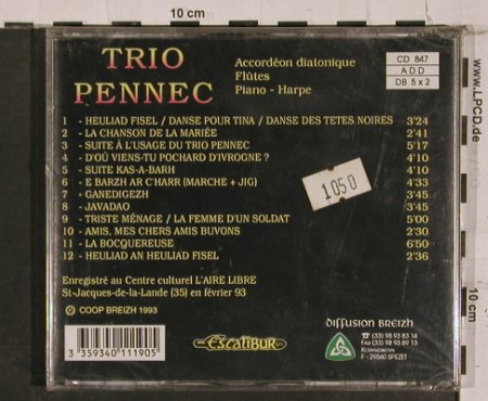Trio Pennec: Javadao, FS-New, Excalibur, F, 1993 Typ: CD Best.-Nr.: 84372 Preis: 10,00 Euro