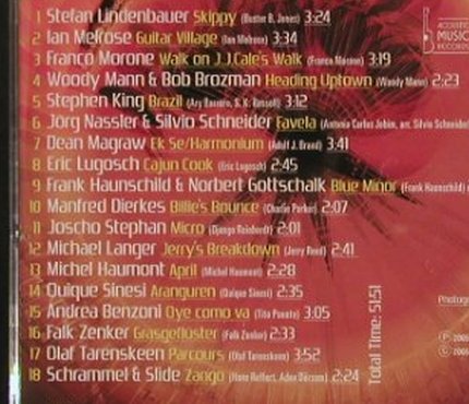 V.A.Groovemasters: Foot-Tapping Finger Snapping Guitar, Acoustic Music (319.1354.2), D, 2005 Typ: CD Best.-Nr.: 84379 Preis: 7,50 Euro