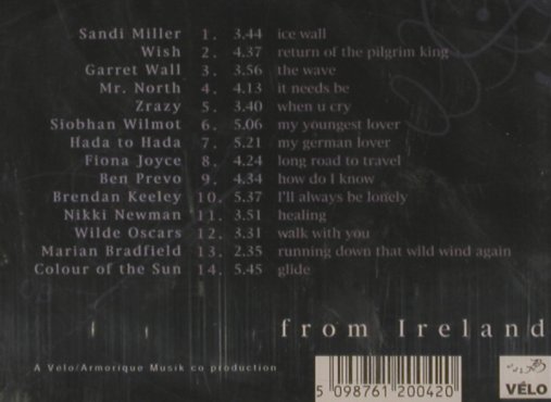 V.A.Why Love ?: New Love Songs from Ireland, FS-New, Velo, D,14Tr Typ: CD Best.-Nr.: 84384 Preis: 7,50 Euro