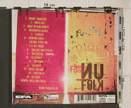 Fiddler's Green: Nu Folk, Digi, FS-New, DeafSheph., , 03 Typ: CD Best.-Nr.: 90672 Preis: 10,00 Euro