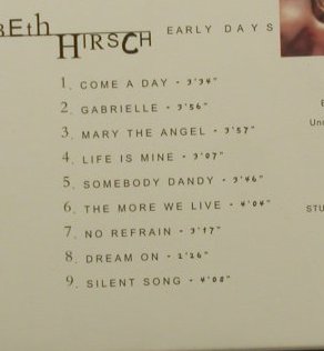 Hirsch,Beth: Early Days, Digi, FS-New, K7, F, 2000 Typ: CD Best.-Nr.: 90982 Preis: 10,00 Euro