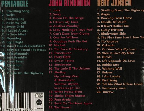 V.A.Pentangling: Pentangle,Renbourn,Bert Jansch, Sanctuary (SMETD129), EU,FS-New, 2004 Typ: 3CD Best.-Nr.: 92163 Preis: 12,50 Euro