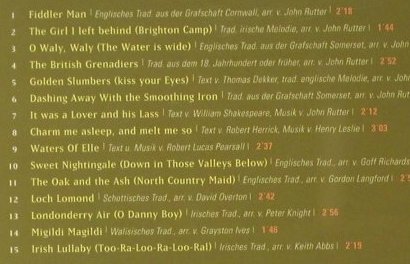 Hannover Harmonists: Golden Slumbers, Thorofon (CTH 2485), D, 2003 Typ: CD Best.-Nr.: 93804 Preis: 10,00 Euro