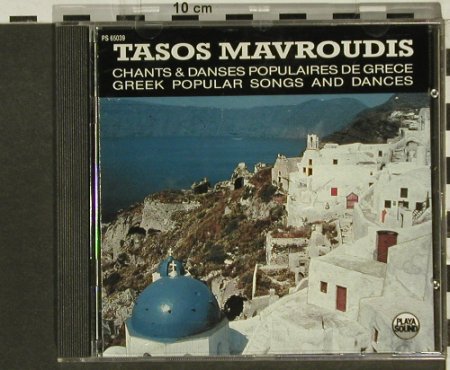V.A.Tasos Mavroudis: Greek Popular Songs, Playa Sound(), F, 1989 - CD - 94342 - 7,50 Euro