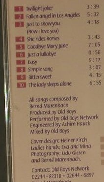 Old Boys Network: Emotional Stories, Rockwerk (OBN 110455), D, 1996 Typ: CD Best.-Nr.: 97214 Preis: 5,00 Euro