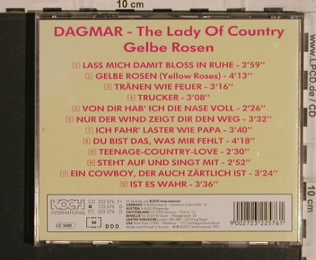 Dagmar: Gelbe Rosen-The Lady of Country, Koch(322 576), A, 1991 - CD - 82066 - 15,00 Euro