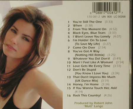 Twain,Shania: Come On Over, Mercury(170 081-2), EU, 1998 - CD - 83867 - 7,50 Euro
