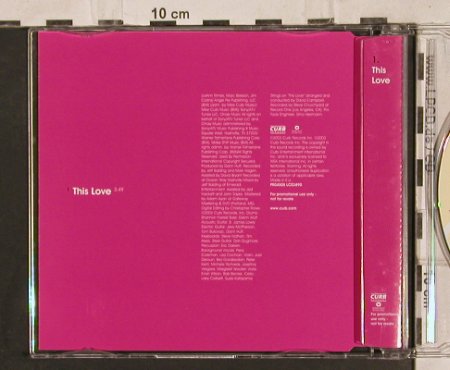 Rimes,LeAnn: This Love,1Tr.Promo, Curb, EU, 2003 Typ: CD5" Best.-Nr.: 83884 Preis: 3,00 Euro