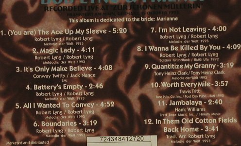 Lyng,Bob & Friends: The Wedding Bootleg, vg+/m-, IRS(), NL, 1994 - CD - 83902 - 6,00 Euro