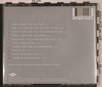 Twain,Shania: Same, Merc.(), D, 1993 - CD - 83911 - 10,00 Euro