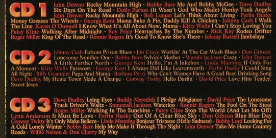 V.A.Country & Western: Songs of the Road, Box, Ganser & Hanke(), ,  - 3CD - 96787 - 7,50 Euro