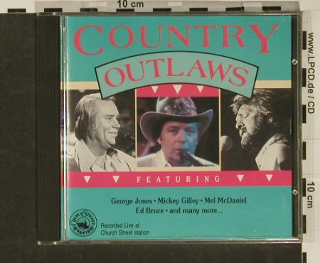 V.A.Country Outlaws: George Jones...Freddy Weller,20 Tr., MCR(2631062), NL, 1990 - CD - 97069 - 5,00 Euro