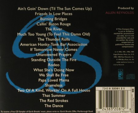Brooks,Garth: The Hits, Liberty(8 32081 2), D, 1994 - CD - 98350 - 11,50 Euro
