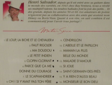 Salvador,Henri: Master Serie, La Collection, 16 Tr., Intense/Tim(558 195-2), woc,stoc, 2003 - CD - 51096 - 4,00 Euro