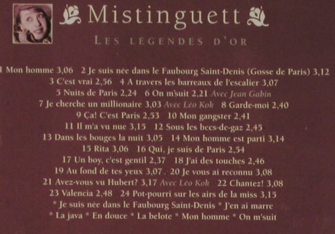 Mistinguett: Les Legendes D'Or, Disky(FS 645022), EU, 2001 - CD - 81367 - 5,00 Euro