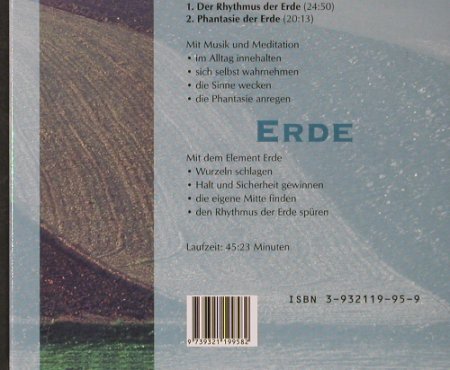 V.A.Musik und Meditation: Erde, Digi, kwadrat, , 1998 Typ: CD Best.-Nr.: 51936 Preis: 5,00 Euro