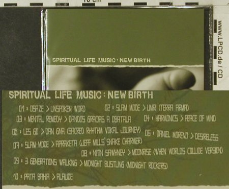 V.A.Spiritual Life Music: New Birth,10Tr.,Promo, Digi, Spirit.L.M (SLM 360),  Typ: CD Best.-Nr.: 61987 Preis: 3,00 Euro